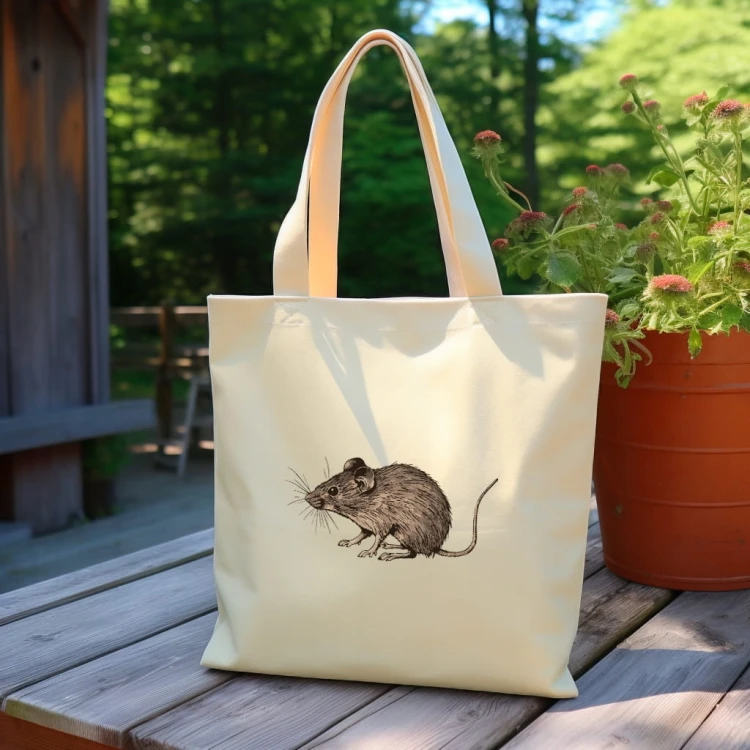 TORBA shopper "Myszka" Bawełniana