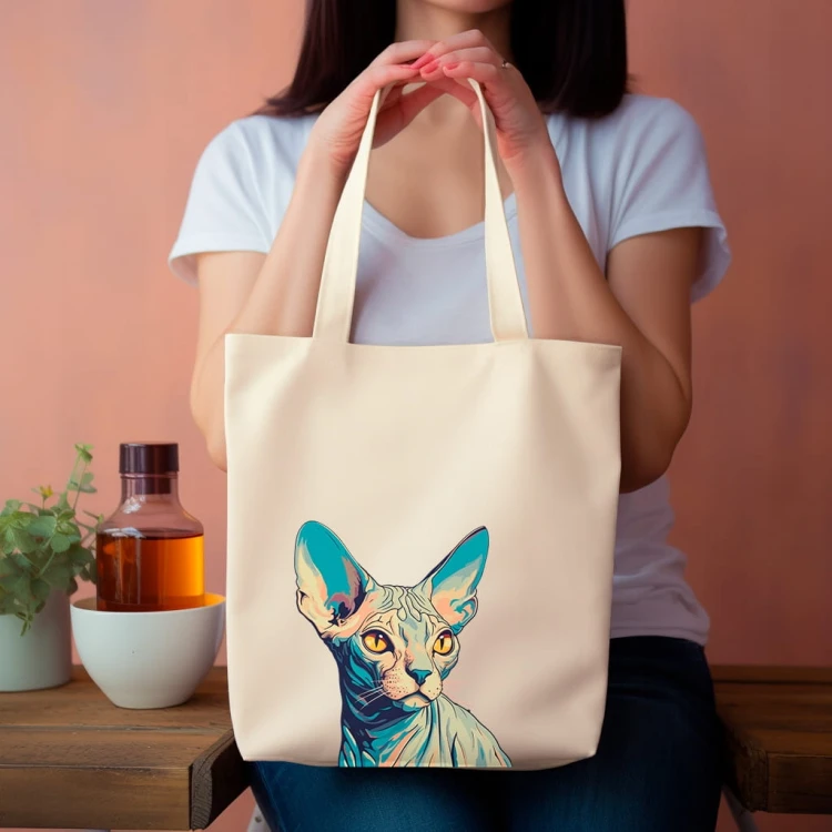 TORBA shopper "Sphynx" Bawełniana