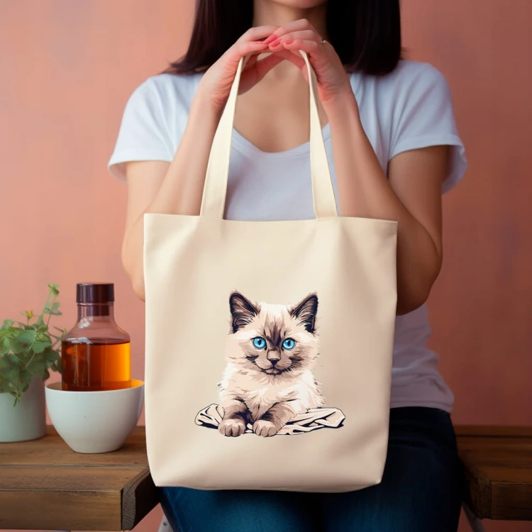 TORBA shopper "Ragdoll" Bawełniana