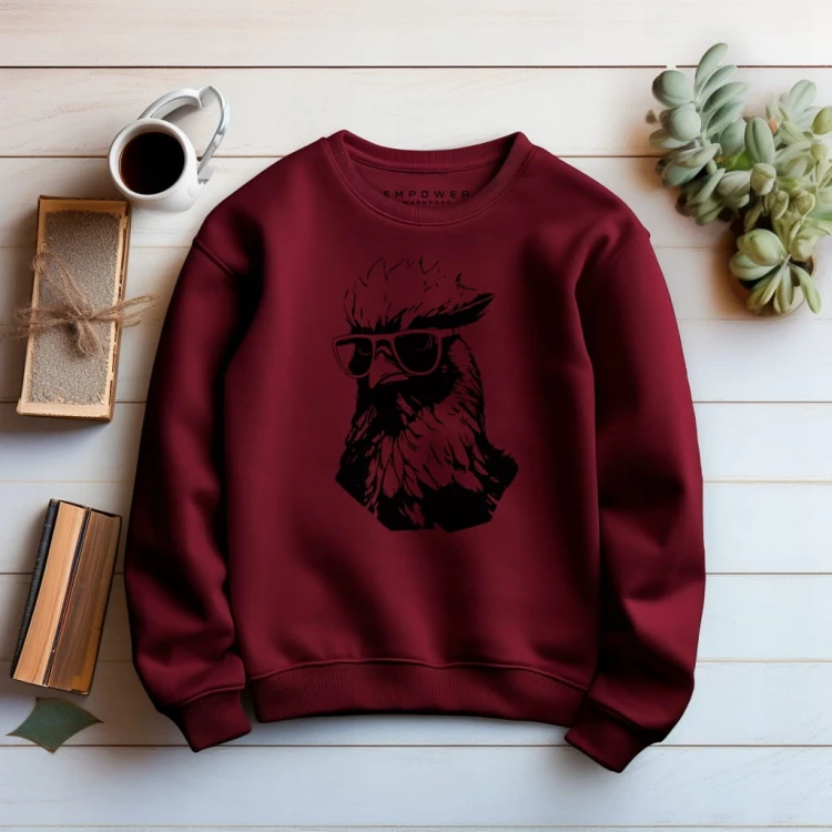 Bluza Sweatshirt "Chicken" Bawełna