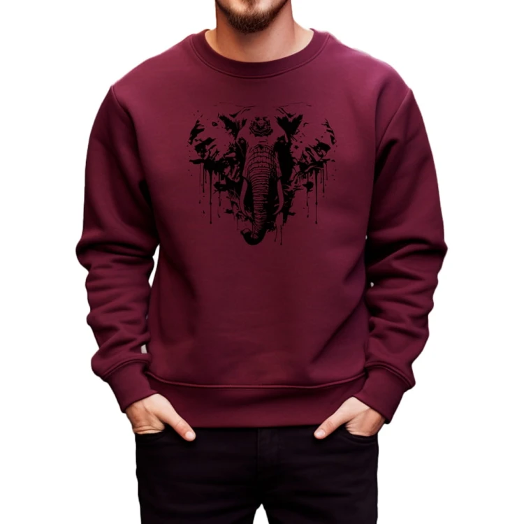 Bluza Sweatshirt "Elephant" Bawełna