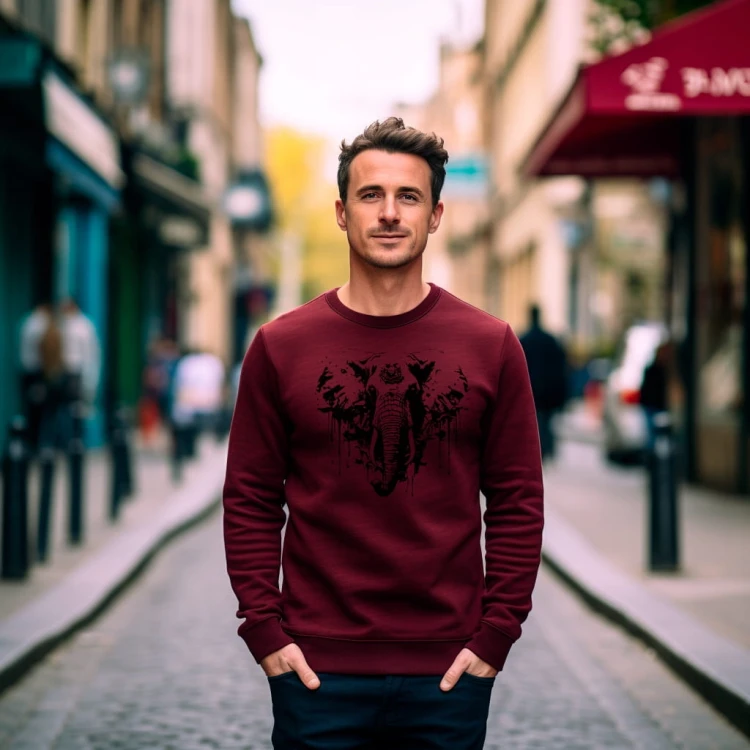 Bluza Sweatshirt "Elephant" Bawełna