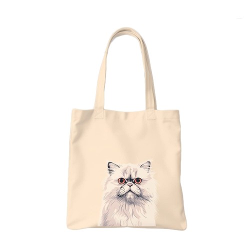 TORBA shopper "Persian cat" Bawełniana