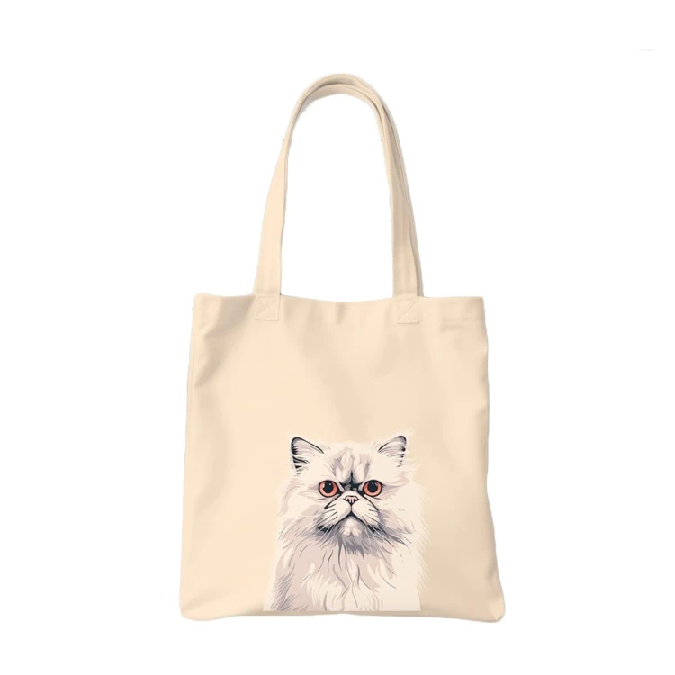 TORBA shopper "Persian cat" Bawełniana