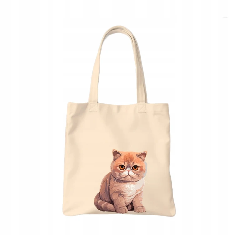 TORBA shopper "Exotic Shorthair" Bawełniana