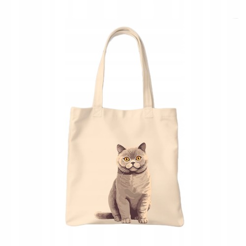 TORBA shopper "British Shorthair" Bawełniana