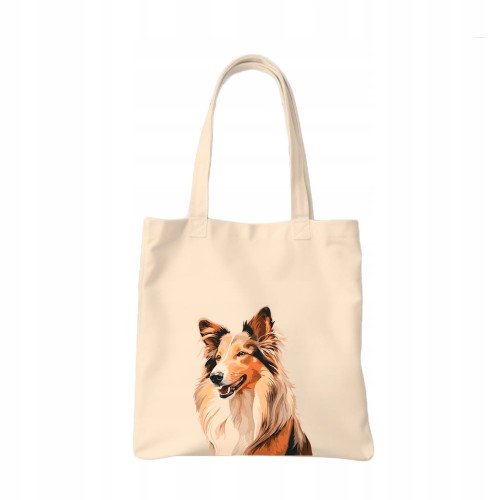 TORBA shopper "Shetland Sheepdog" Bawełniana