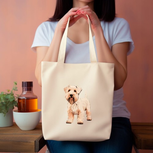 TORBA shopper "Sealyham Terrier" Bawełniana