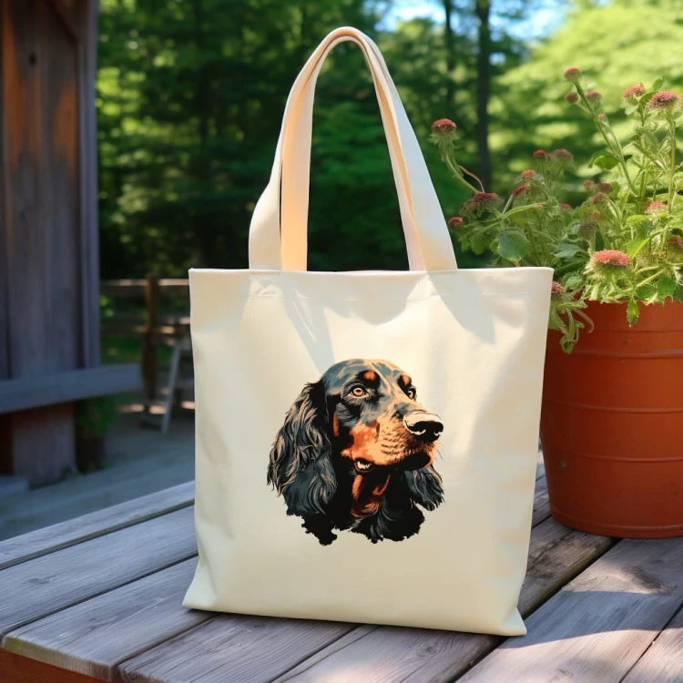 TORBA shopper "Gordon Setter" Bawełniana