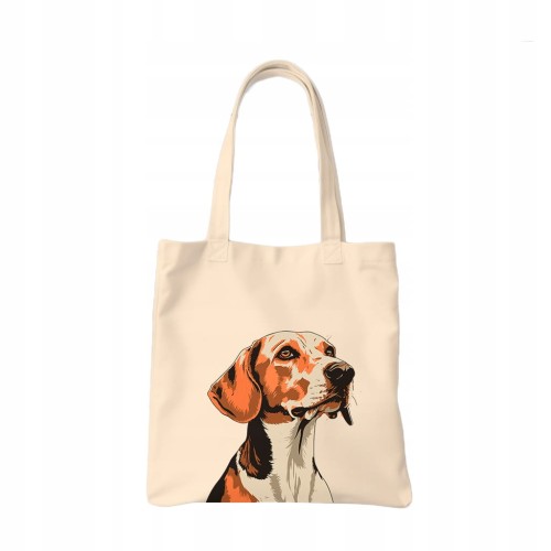 TORBA shopper "English Foxhound" Bawełniana
