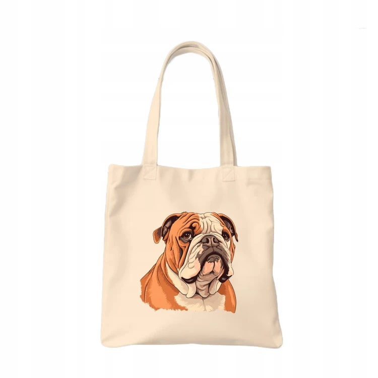 TORBA shopper "English Bulldog" Bawełniana