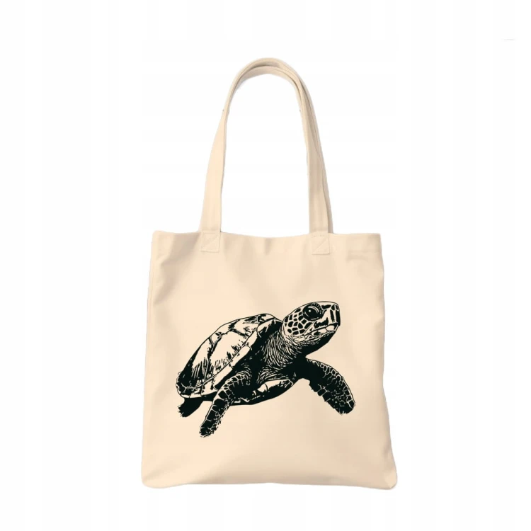 TORBA shopper "Żółw" Bawełniana