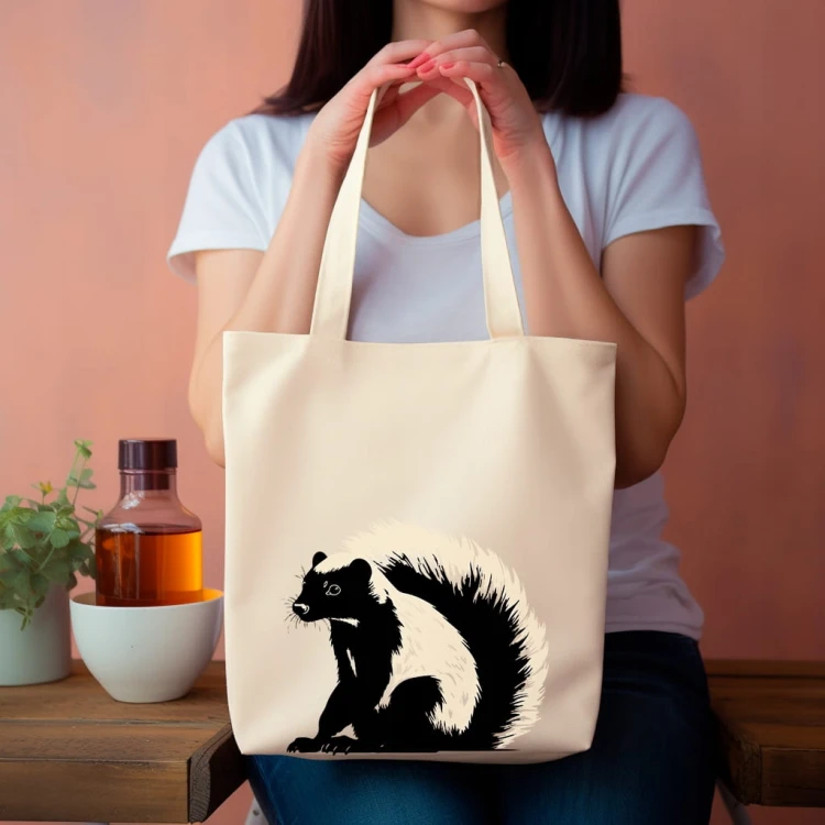 TORBA shopper "Skunks" Bawełniana