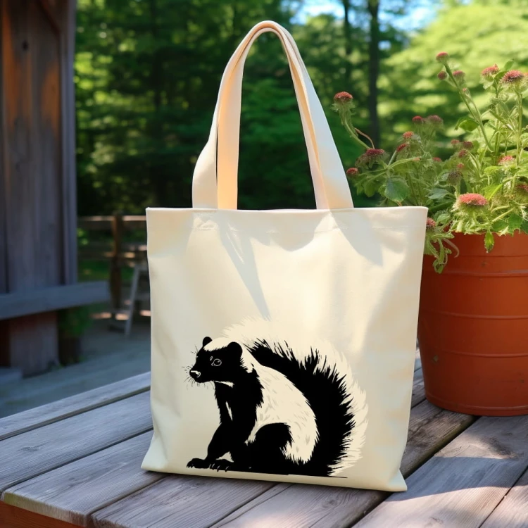 TORBA shopper "Skunks" Bawełniana