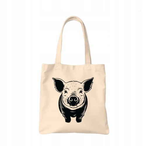 TORBA shopper "Świnka" Bawełniana