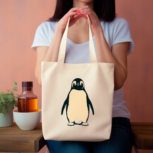 TORBA shopper "Penguin" Bawełniana