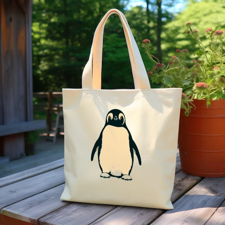 TORBA shopper "Penguin" Bawełniana