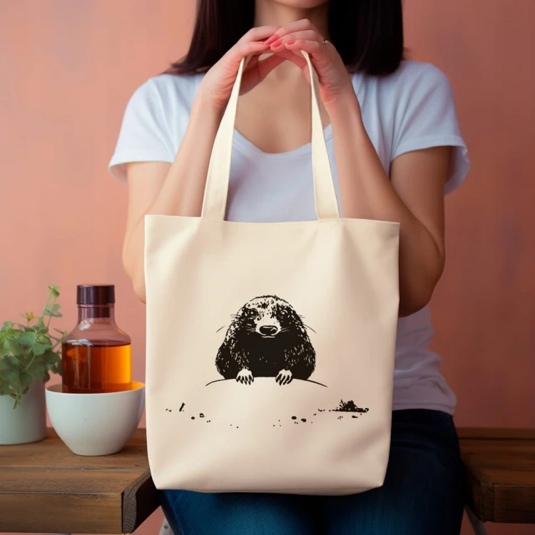 TORBA shopper "Kret" Bawełniana