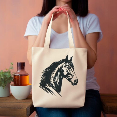 TORBA shopper "Koń" Bawełniana
