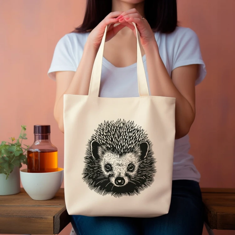 TORBA shopper "Jeż" Bawełniana