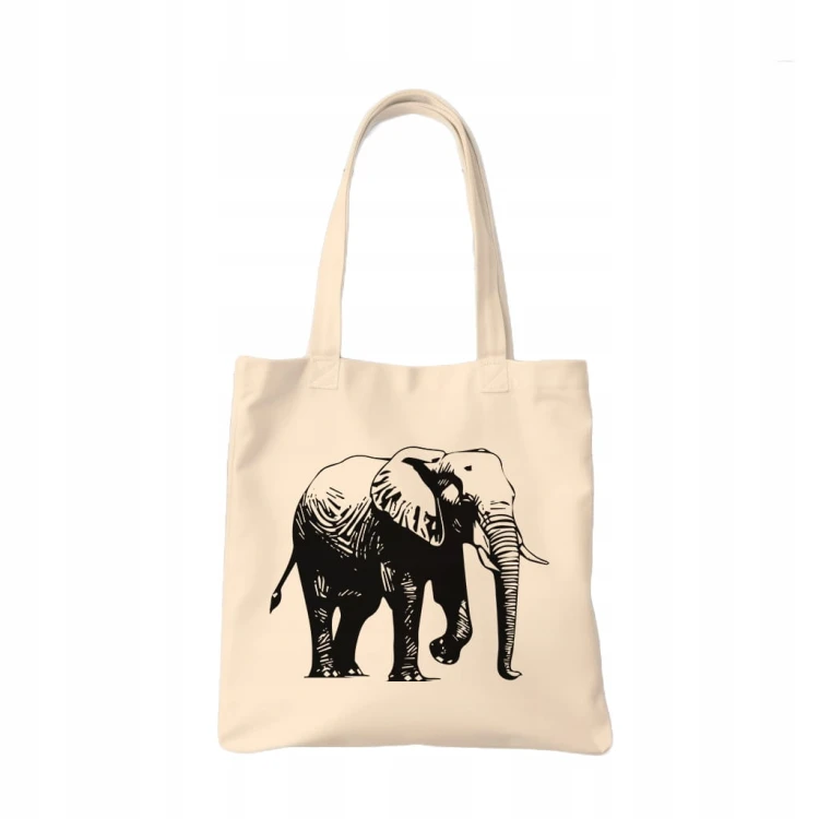 TORBA shopper "Słoń" Bawełniana