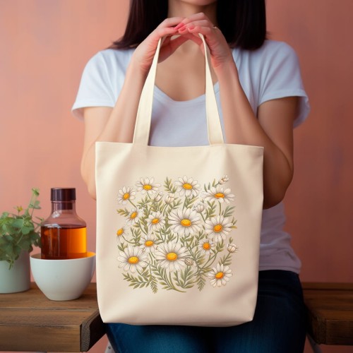 TORBA "Rumianka Shopper" Bawełniana