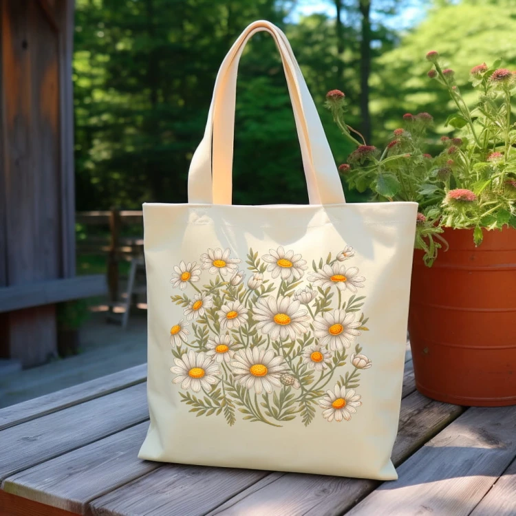 TORBA "Rumianka Shopper" Bawełniana