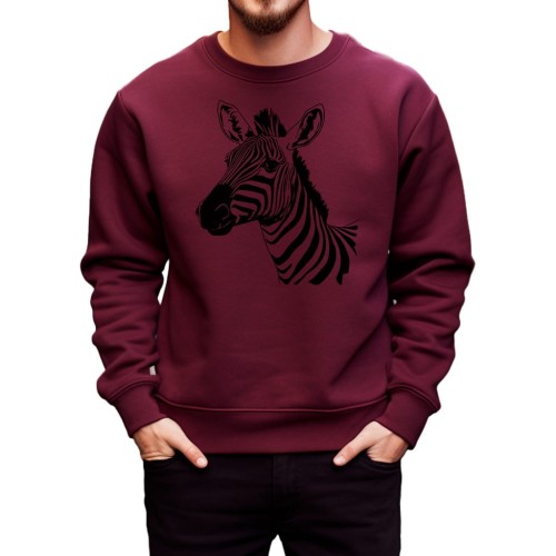 Bluza Sweatshirt "Zebra" Bawełna
