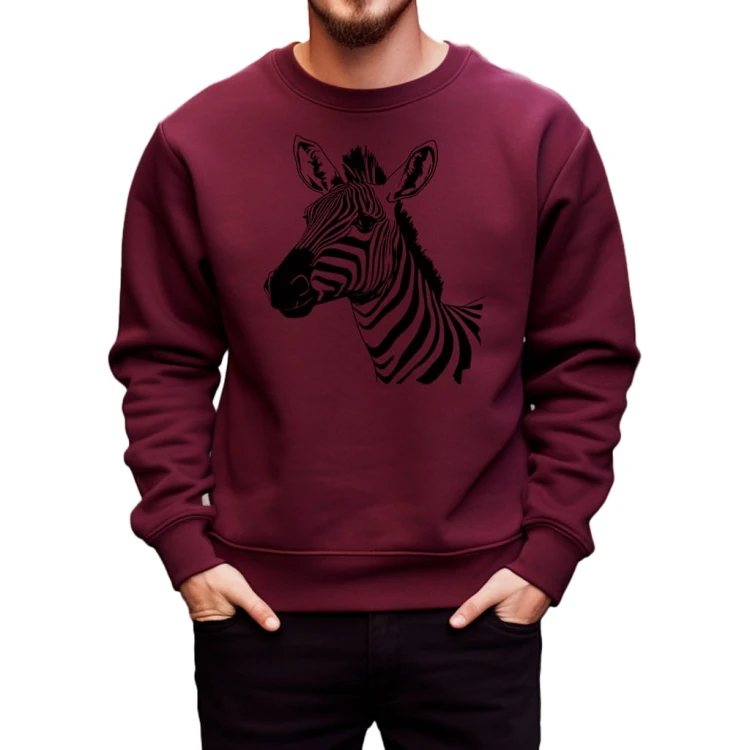 Bluza Sweatshirt "Zebra" Bawełna