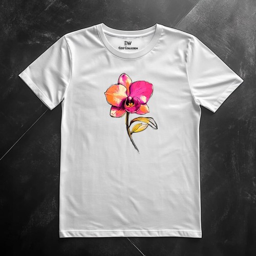 Koszulka dla dziecka "Orchidea" Bawełna