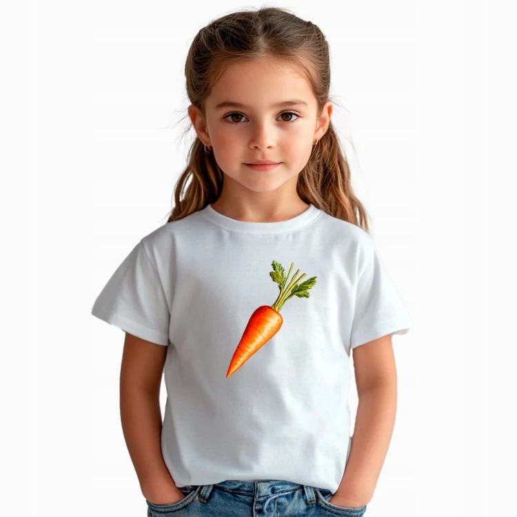 Koszulka dla dziecka "Carrot" Bawełna