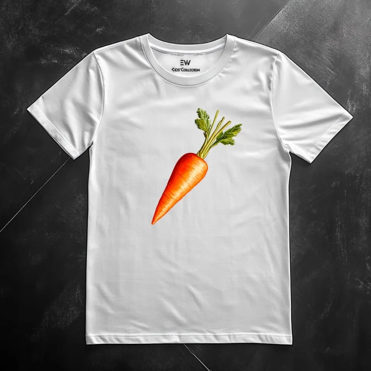 Koszulka dla dziecka "Carrot" Bawełna