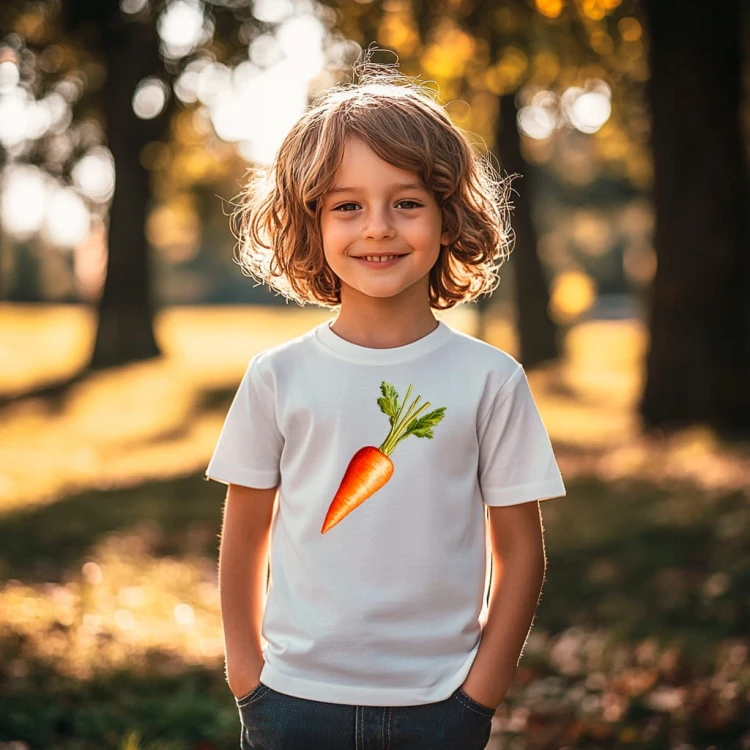 Koszulka dla dziecka "Carrot" Bawełna