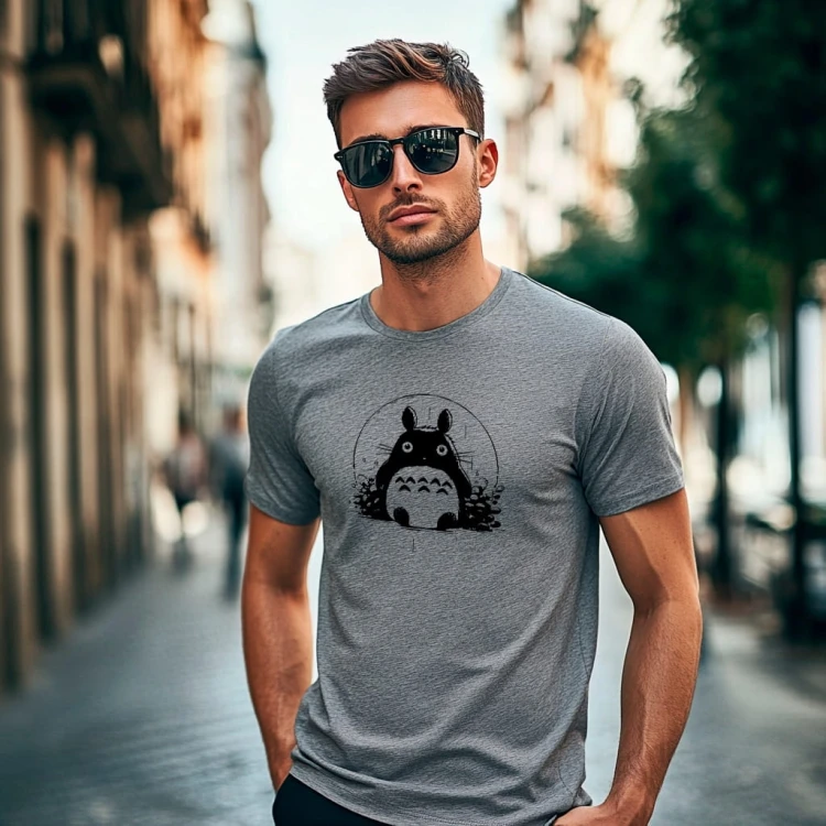 Koszulka T-shirt "Totoro" Bawełna