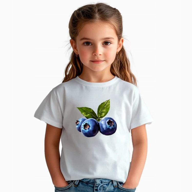 Koszulka dla dziecka "Blueberry" Bawełna