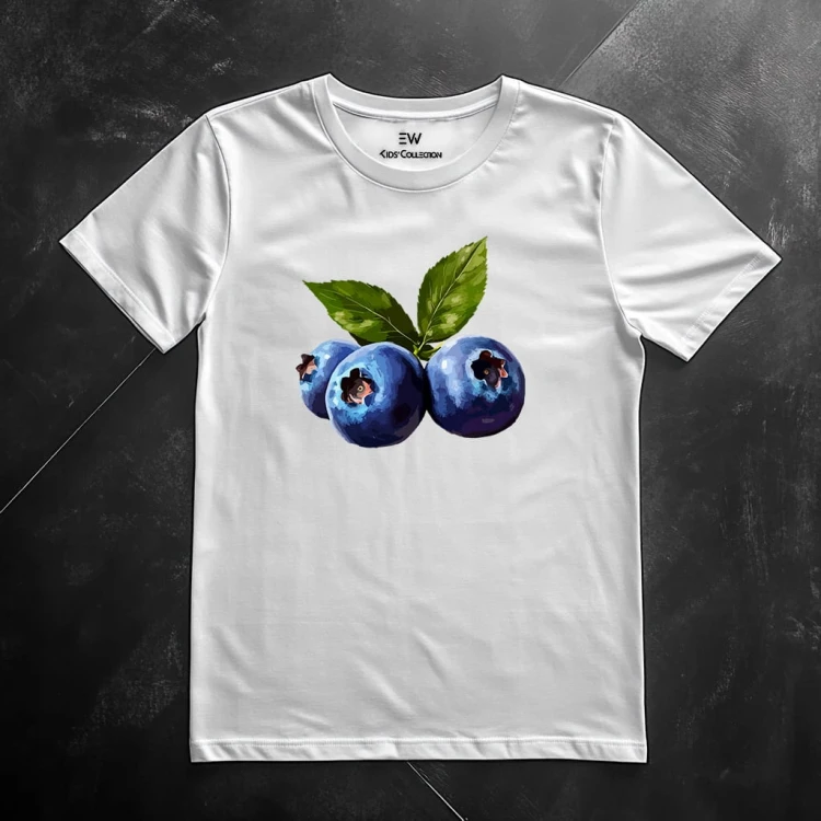 Koszulka dla dziecka "Blueberry" Bawełna