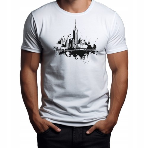 Koszulka T-shirt "Warszawa" Bawełna