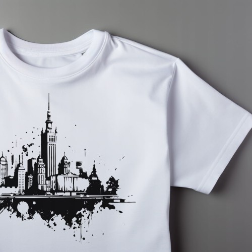 Koszulka T-shirt "Warszawa" Bawełna