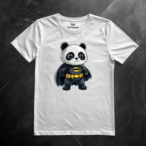 Koszulka dla dziecka "Panda Batman" Bawełna