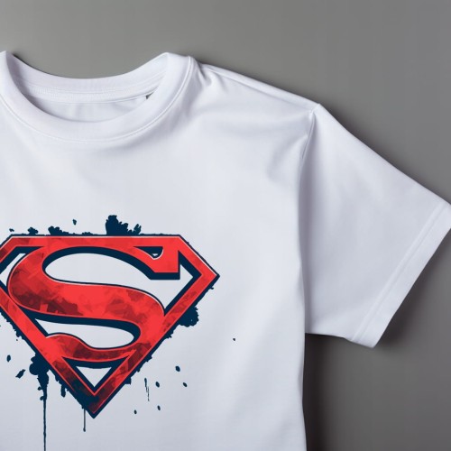 Nowoczesny T-shirt "Superman LOGO" Bawełna