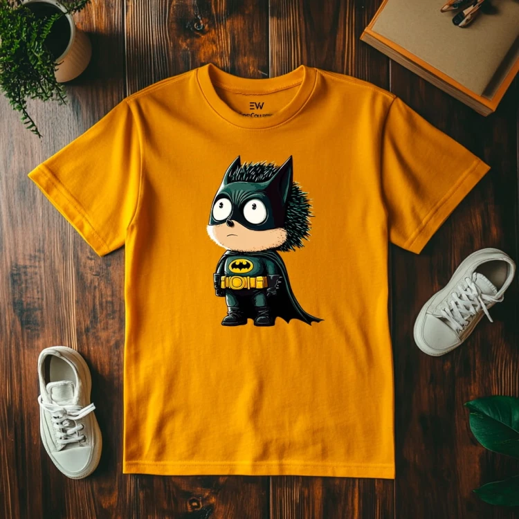 Koszulka dla dziecka "Jeżyk Batman" Bawełna