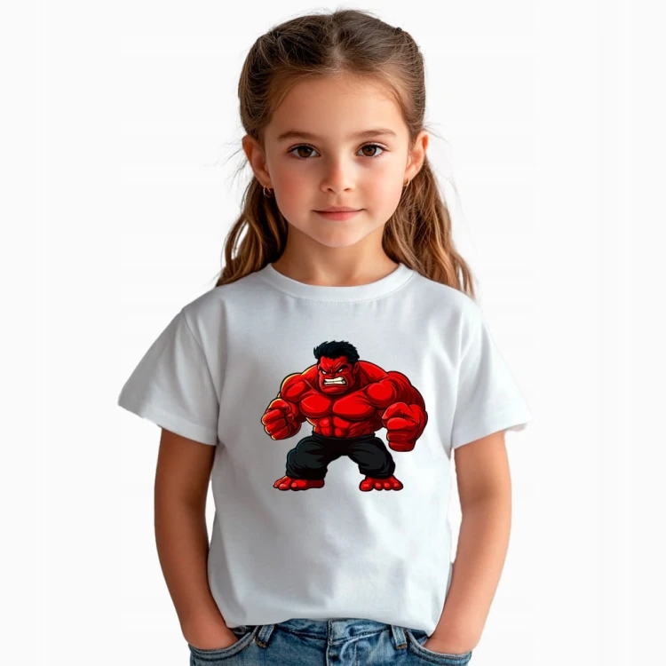Koszulka dla dziecka "Red Hulk" Bawełna