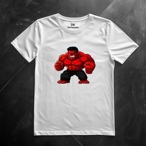 Koszulka dla dziecka "Red Hulk" Bawełna