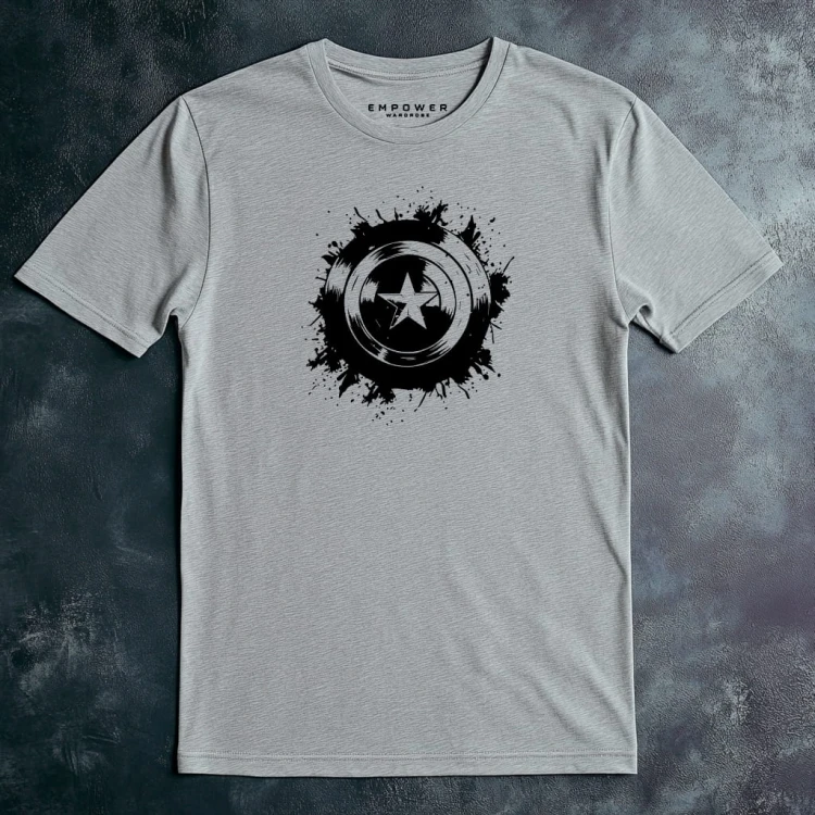 Koszulka T-shirt "Captain America LOGO" Bawełna