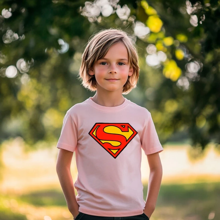 Koszulka dla dziecka "Superman LOGO" Bawełna