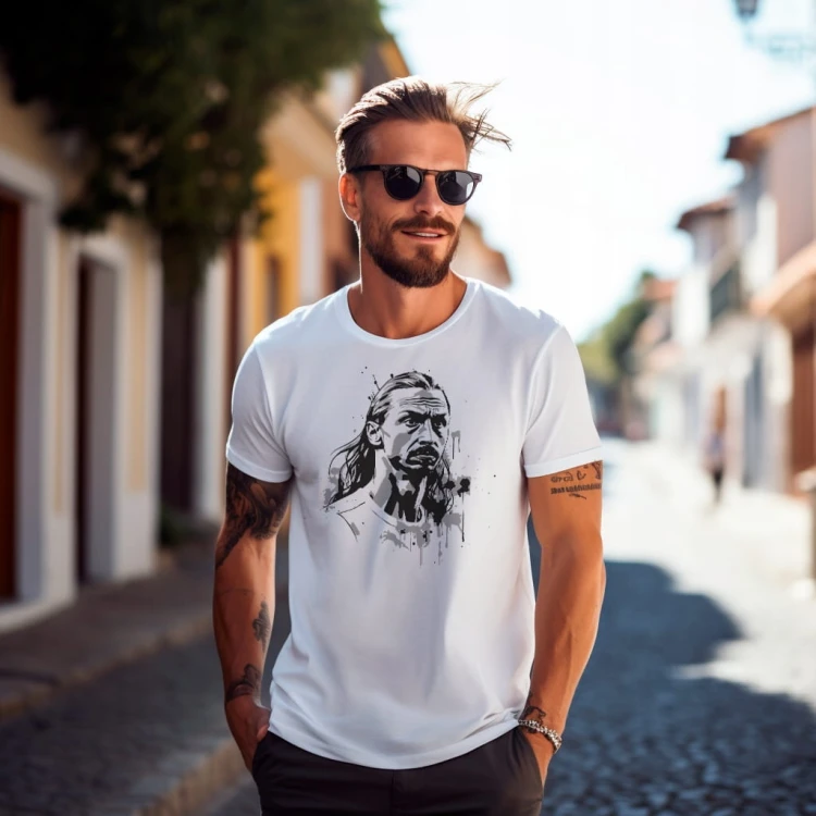 Koszulka T-shirt "Zlatan Ibrahimović" Bawełna
