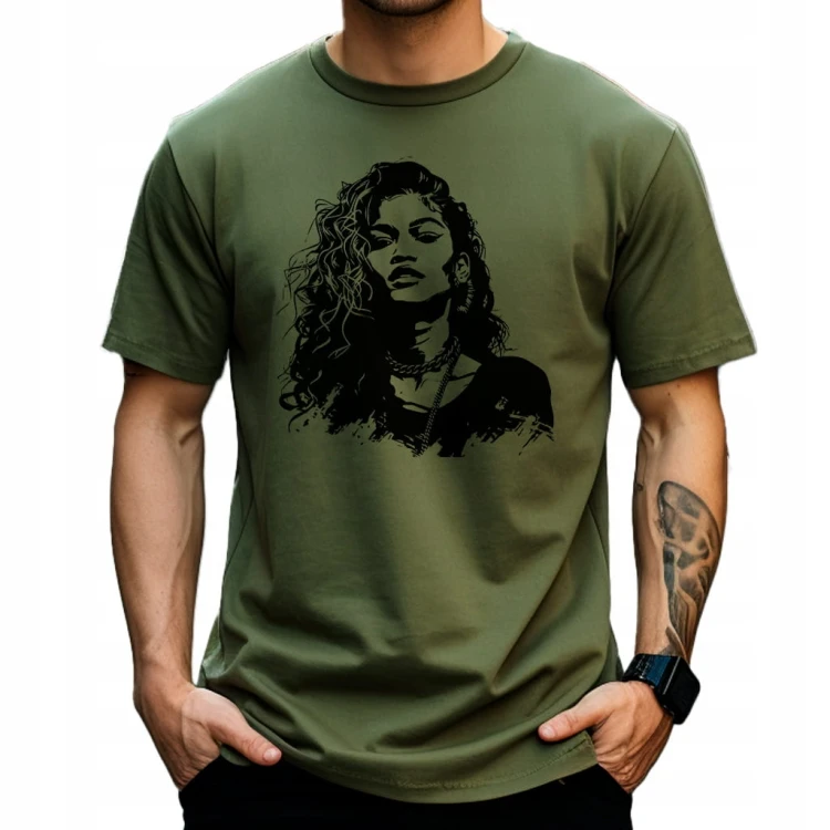 Koszulka T-shirt "Zendaya" Bawełna