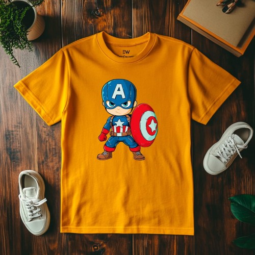 Koszulka dla dziecka "Captain America" Bawełna