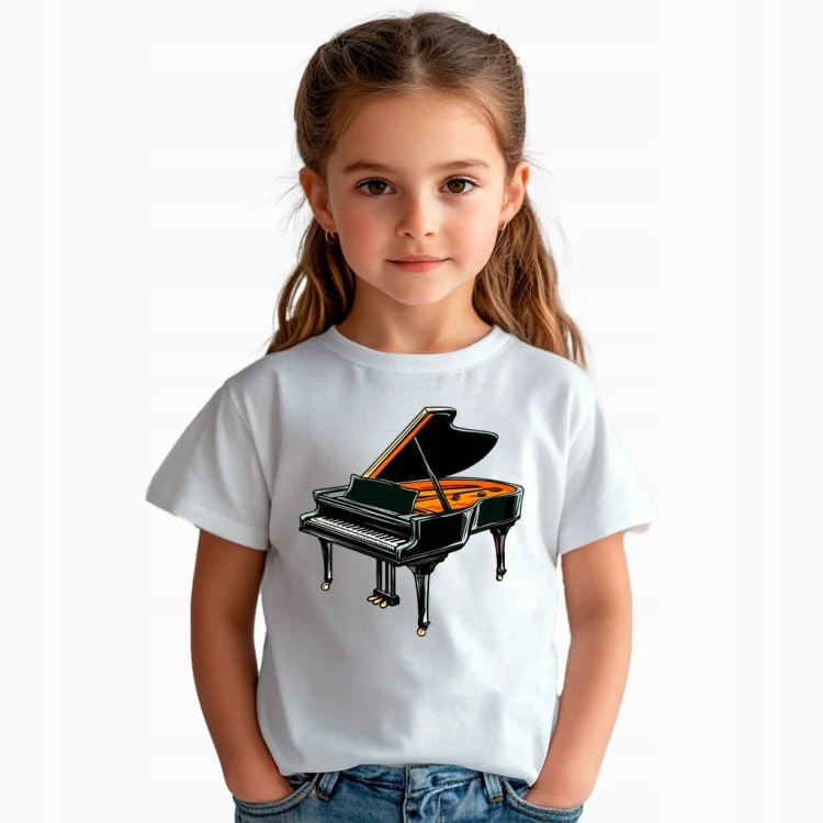 Koszulka dla dziecka "Piano" Bawełna