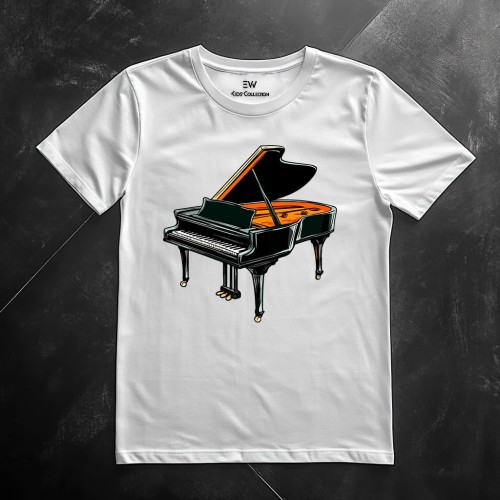 Koszulka dla dziecka "Piano" Bawełna